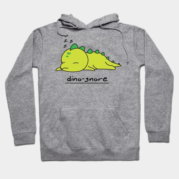 Dino-snore Hoodie by Sobchishin